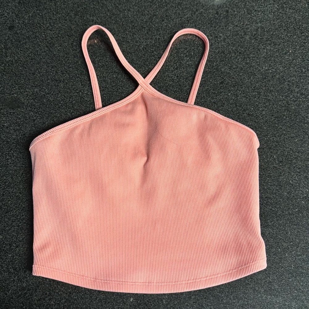 Alo yoga top in strawberry lemonade